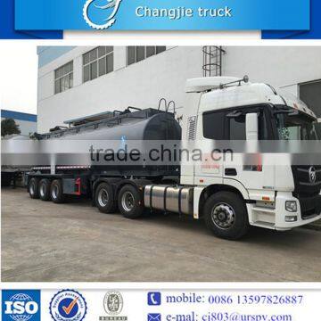 23cbm 3-axle chemical liquid tank semi trailer