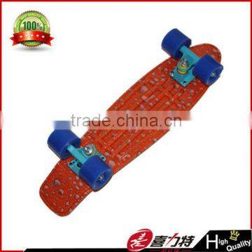 new design fashion plastic skateboard