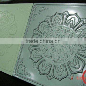 aluminum knurling square panel/coining ceiling board