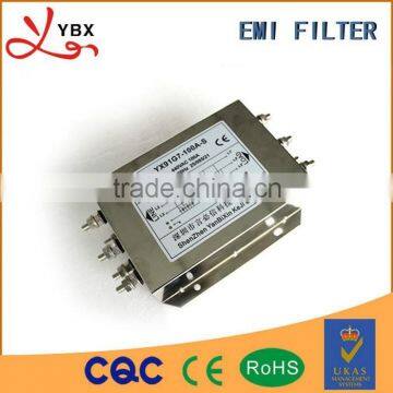 Low Pass High Quality AC line filter,100A 380V three phase