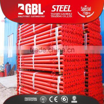 Formwork system scaffolding pull prop sleeve