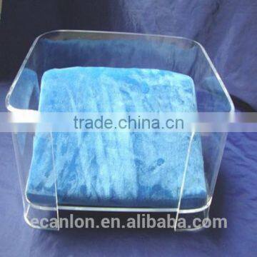 Wholesale luxury acrylic clear cat bed pet bed