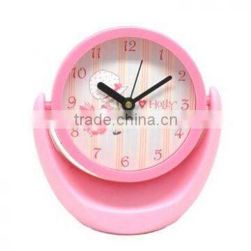 2014 multi-function mirror women and kids use Promotional table clock