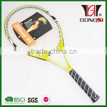 GX-D06 good design aluminium &carbon tennis rackets wholesale factory/bat tennis with good tennis string