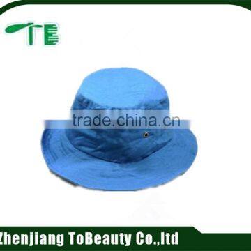 unisex gender blue 100% cotton bucket hat