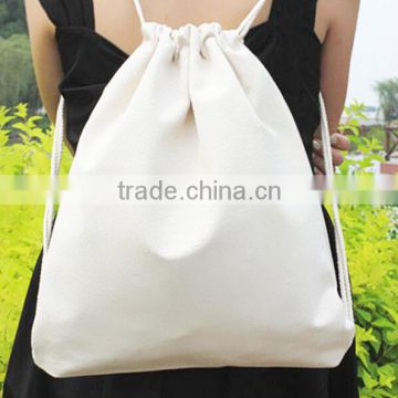 new design drawstring cotton bag canvas drawstring backpack cotton drawstring bag