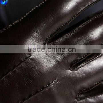 Winter Men Sheepskin Leather Gloves With High Quality photo-3
