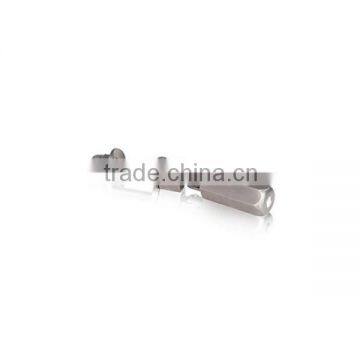 cable railing wire terminal fork support traversant pour cable