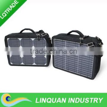 35W solar charger bag/solar bag for charging laptop