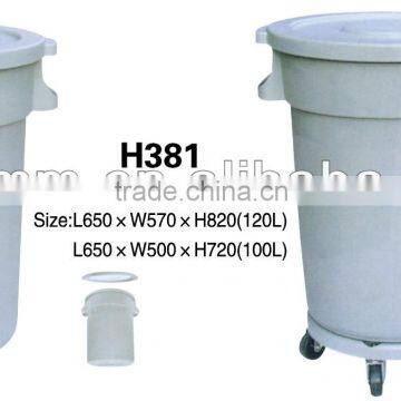 Plastic Trash Buckets With Wheels