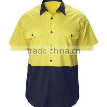 Hi VisTwo Tone Ventilated Short Sleeve Workwear