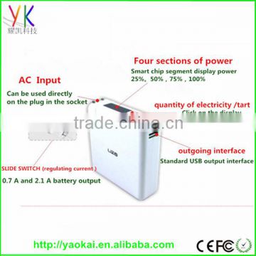 2016 Full Aluminium Housing 2A output 20000mah mi power bank With CE FCC RoHS