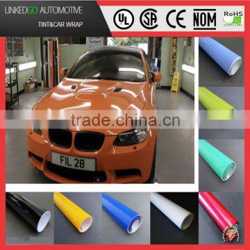 Custom Car Body Sticker 1.52*30m Gloss White Vinyl Wrap Stretchability Car Wrap Sticker photo-3