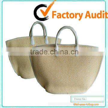 natural recycled wheat straw bag wholesale
