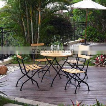 Powder coated steel outdoor furniture