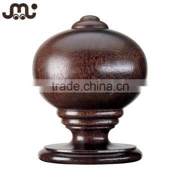 Oval antique wooden ball top final