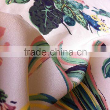 Flower Print Fabric for Women Garments photo-3