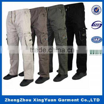 OEM custom design men pants trousers Men's Cargo Trousers