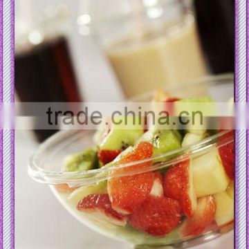 clear plastic PET saland bowl 600/CS