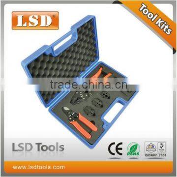 LSD Good Quilty LS-05H-5A2 Crimping Tool Kits Coaxial Cable Tool Kts With Crimping Tool,wire Stripper,dies Tools Kits
