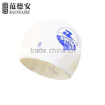 Balneaire 2016 Latest Solid Color Silicone Swimming Cap