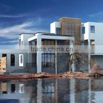 china modern prefab steel villa house