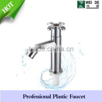 G1/2 hot sale chrome surface good quality plastic basin faucet