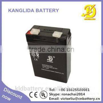 Value regulated battery/ high quality storage battry 4v4ah sealed maintenance free battery