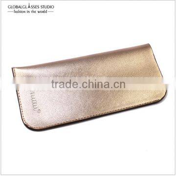 High Quality Delicate Pu Eyewear Pouch Imitate Leather Mobile Phone Bag Eyeglasses Pouch 001 photo-2