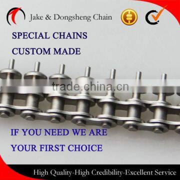 China suppler nonstandard short pitch conveyor inox chain with extended pins