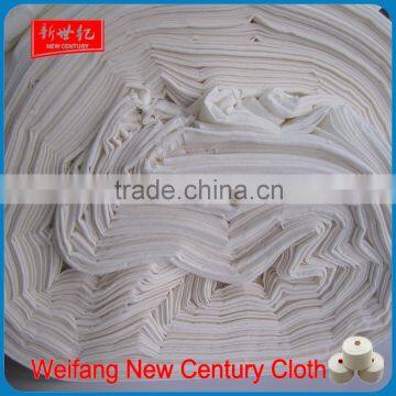 wholesale plain style/twill style viscose fabric, 30*30 68*68 rayon white fabric price