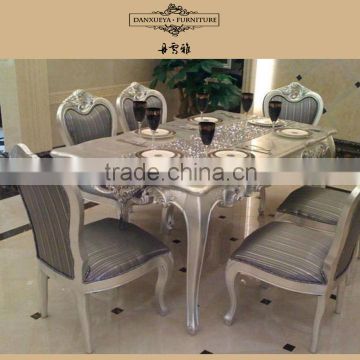 Classical dining room furniture 1.6m table with chair JG-057#