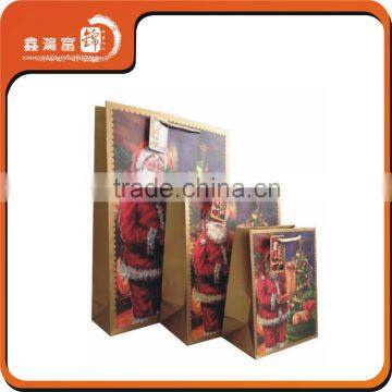 Wholesale cheap customized chrismas gift paper bag