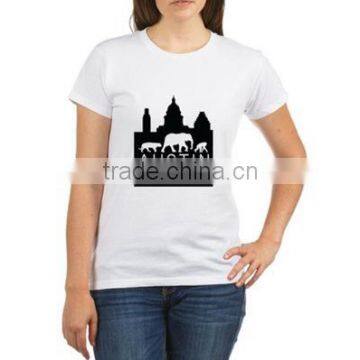 Hot Selling Quality 100% Cotton Plain t Shirt 1 Dollar Eco-friendly Blank t Shirt Wholesale for Promotion Election