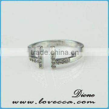 open style silver ring wholesale for women fashion jewelry