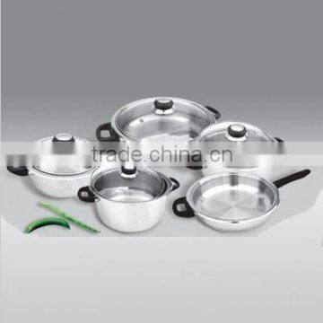 9pcs stainless steel cookware sets