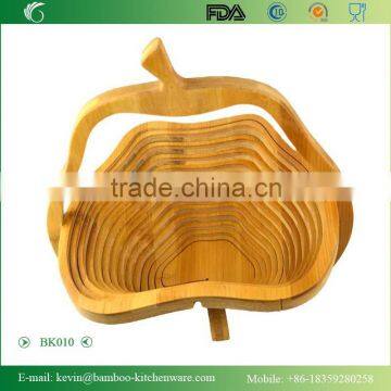 BK010/2015 Novety Cute Hanging Storage Baskets Chinese Cheapbamboo Hanging Storage Basket With Lid photo-3