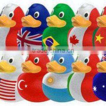 Fashion&Cute colourful float duck set with diffirent painting