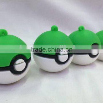 Hottest Product Free Mold Cost custom usb stick POKEMON GO ball usb flash drive 4GB 8GB 16GB 32GB 64GB 126GB