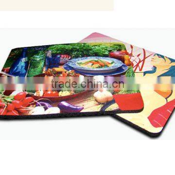 Hot selling personalized blank sublimation mouse pad with Round,rectangular,heart shapes