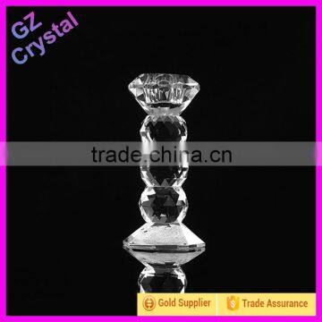 Elegant Wedding Centerpiece Candle Holder 3 Arms Crystal Candelabra photo-5