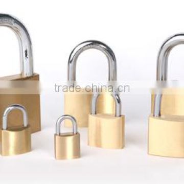 MIRROR POLISHED BRASS PADLOCK