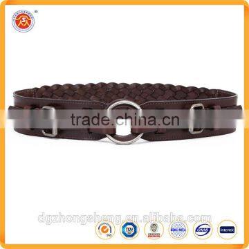 Good Quality Genuine Leather Weave Belt for Man,genuine Italian Leather Belt