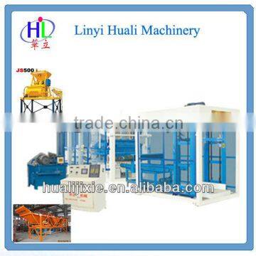 QT6-15 concrete bricks manufacturing machine