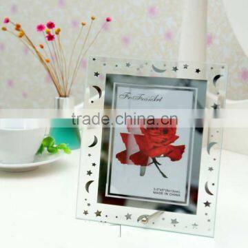 2015 New Design Beautiful Romantic Fashion photo frame acrylic with Magnet