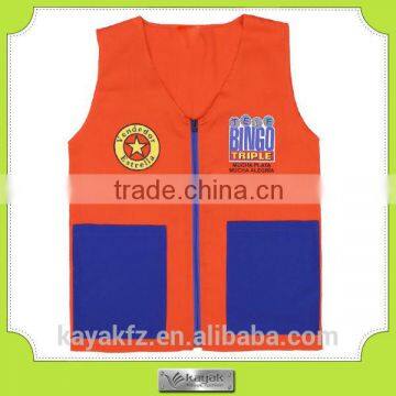 Custom Made Polyester Man Vest With Pocket