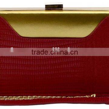 CASEY #1003 golden chain elegant clutch evening bags squared cosmetic bag ladies shoulder bag wholesale