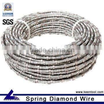 11.5/11mm Diamond Dry Cutting Wire for Soft Stone Quarry