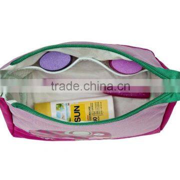 Mini Wash/Toiletry Travel Bag for Girls--Pink Handbag photo-2