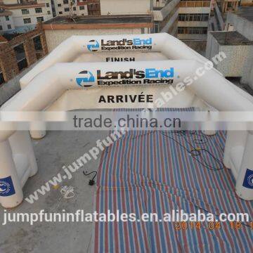 Heat welding Inflatable Arrive Line/PVC sealed Arch commercial outdoor hire